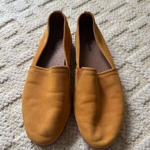 L.L Bean Women’s Lakewashed Slip Ons Size 10 Medium New without tag Camel Brown